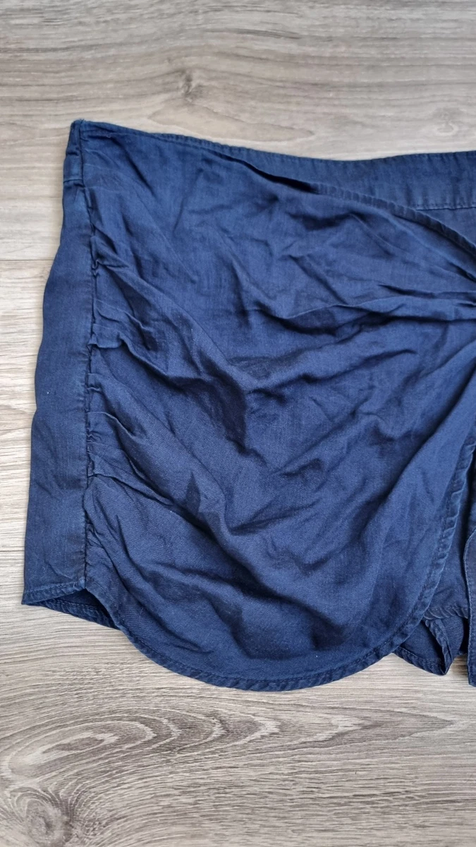 Bershka Denim Mini Skort Talla UK 12