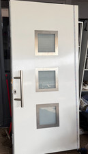 Neuf Porte de Maison Schücko Porte Aluminium Avec Plastique + Cadre