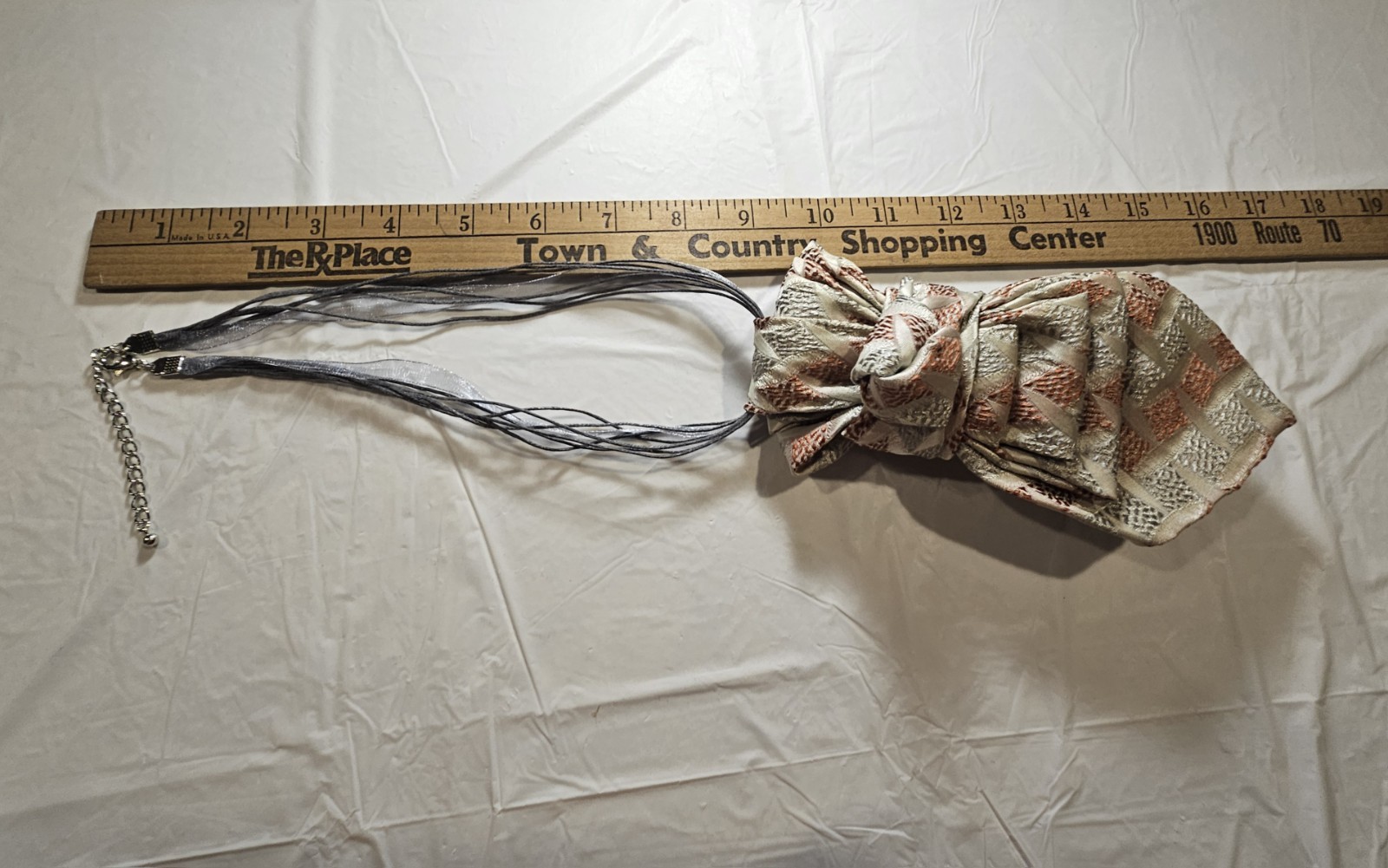 Handmade Multicolored Statement Tie Necklace - image 7