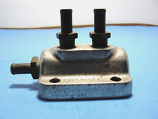 Edelbrock Pre War Fuel Block T Distribution 2 Dual Quad Carburetor Tunnel Ram