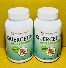 Quercetin with Bromelain 800mg – 120 Veggie Caps – Antioxidant & Immune Support