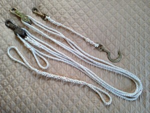 KLEIN TOOLS BLOCK & TACKLE 1802-30 750# ROPE HOIST PACKAGE