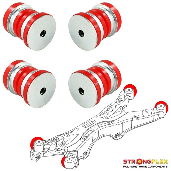 strongflex Busches Polyurethan HinterachsträGer FüR Fiat Croma II (05-10)-image