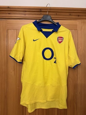 Thierry Henry Arsenal 2003/04 Invincibles Away Shirt Size S