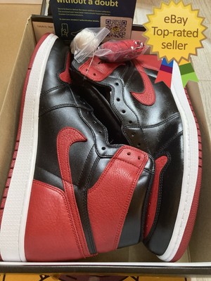DS Nike Air Jordan 1 Retro OG High BRED Banned (2016) Men's Size 15  555088-001