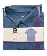 Member's Mark Men's Moisture Wicking Performance Polo, Blue Large
