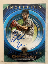 2022 Bowman Inception Bubba Chandler Blue Foil On-card Auto /99 - Pirates