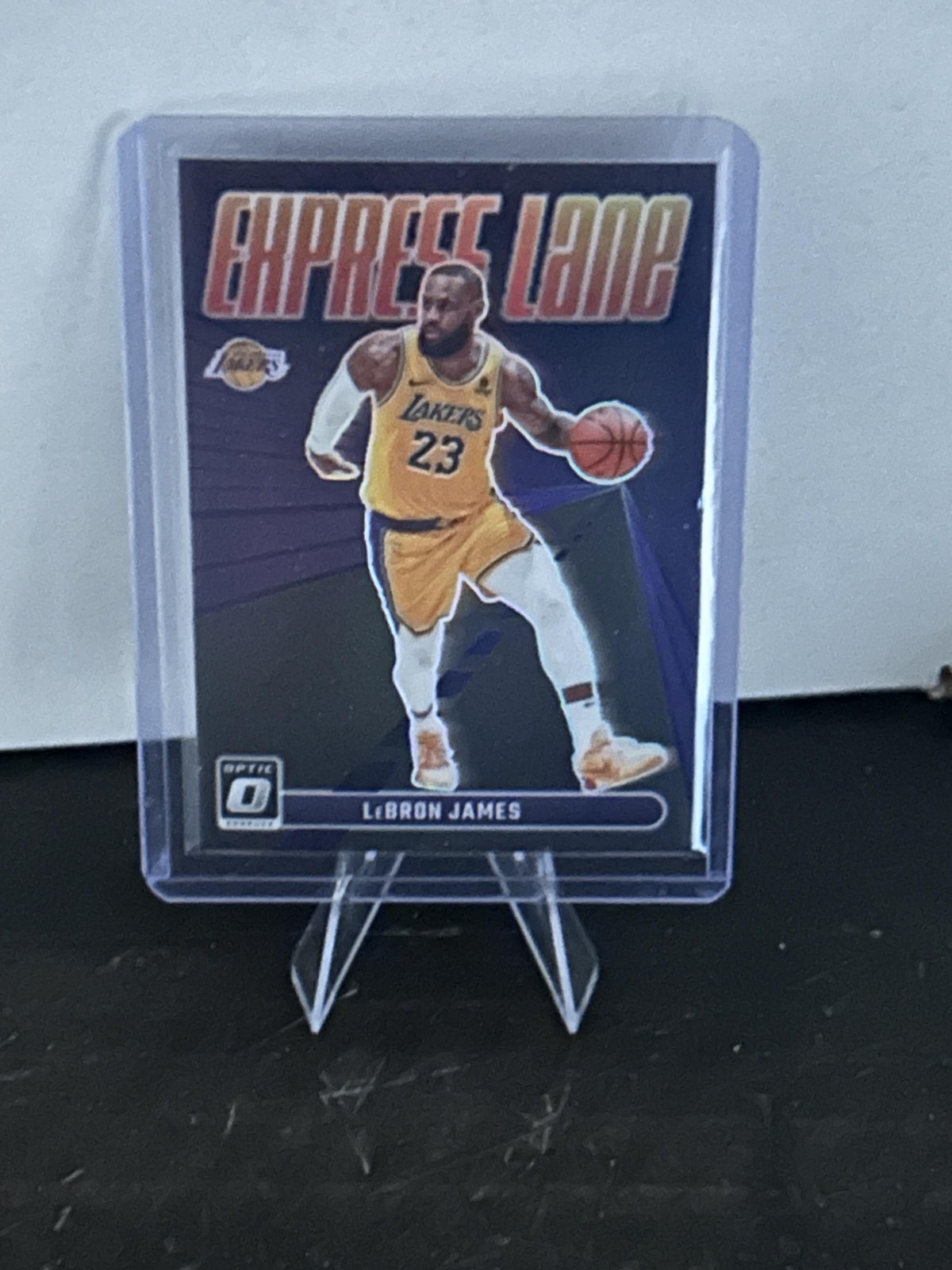 2023-24 Donruss Optic #9 LeBron James Express Lane Holo