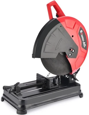 AG 2400W 355mm 14" Metal Cut Off Cold Saw, Soft Start, 45 Degree Mitre Chop - image 1 of 4