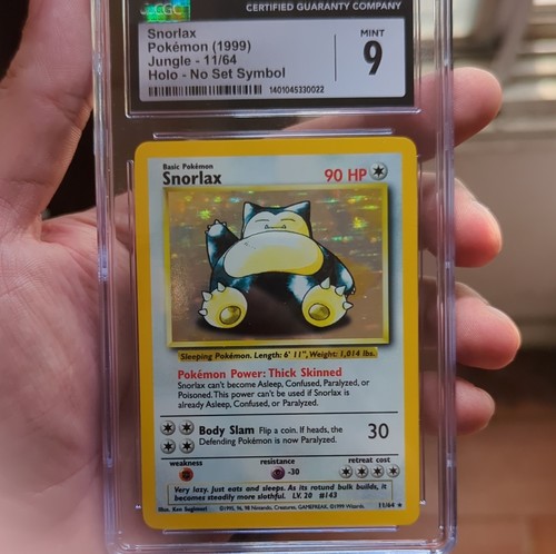 Snorlax (Unlimited) graded CGC 9 for sale on eBay