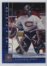 2001-02 ITG Be A Player Memorabilia Sapphire 14/100 Stephane Fiset #490 13h2