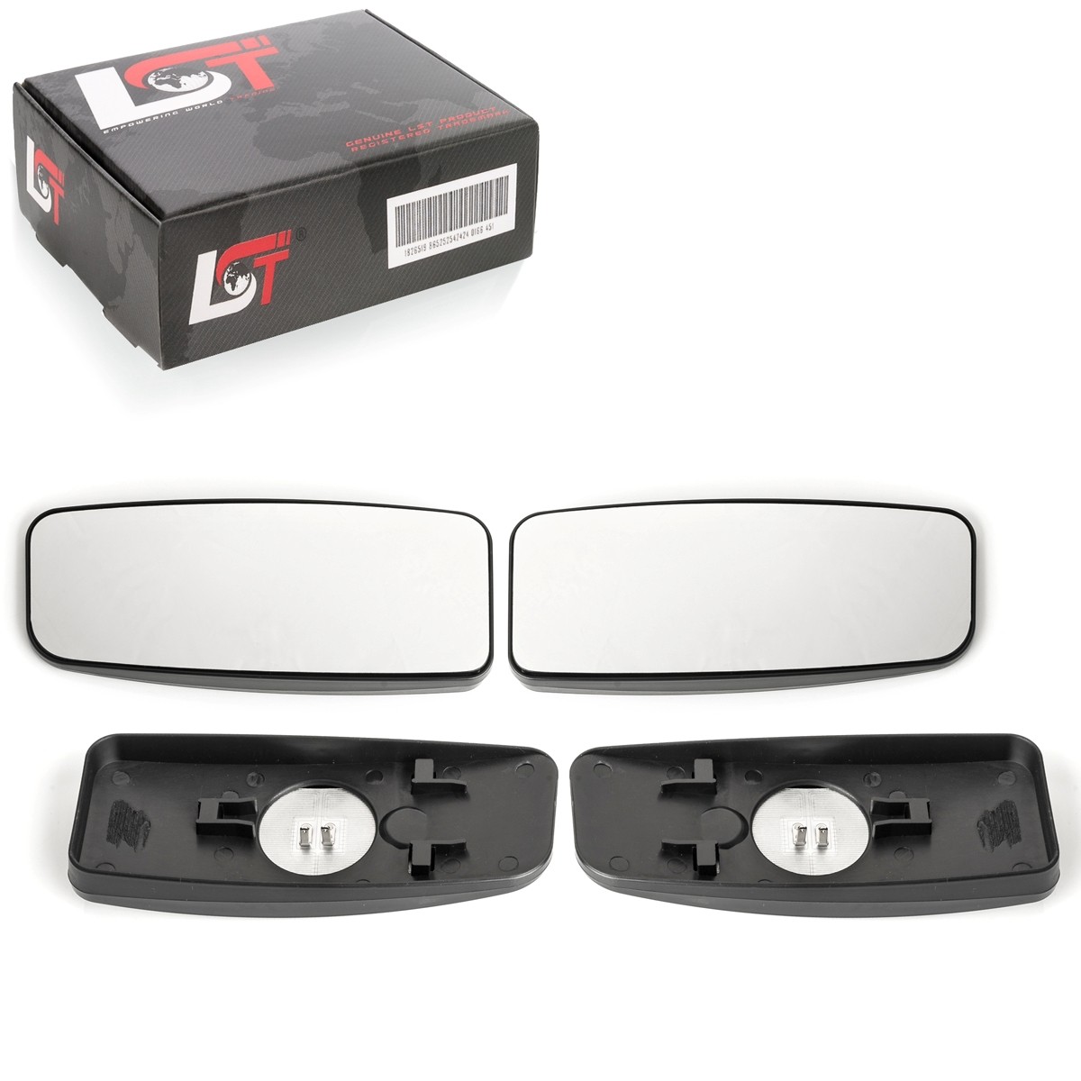 2x Mirror Glass Side Mirror Left Right Convex for Mercedes Sprinter 906 06-08