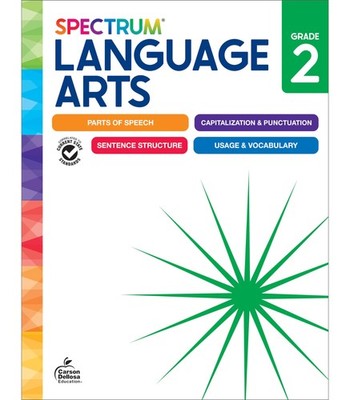 Spectrum Language Arts 2nd Grade Workbook, ELA Activity Book for Kids Ages 7...