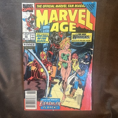 Marvel Age #89 (Marvel Comics June 1990) Newsstand Variant