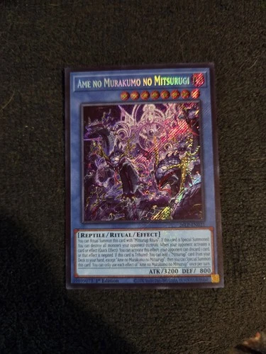 x1 Ame no Murakumo no Mitsurugi - 26LP-EN021 - Secret Rare - 1st Edition Yu-Gi-O