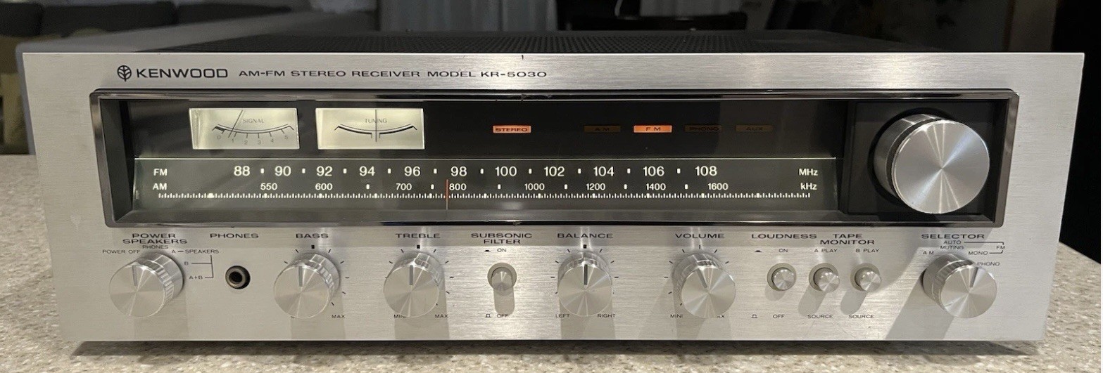Kenwood KR-5030 Stereo Receiver Re-Capped/Triad Added/Servic