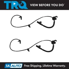 TRQ Front ABS Wheel Speed Sensor Set For 04-11 Dakota 06-08 Raider
