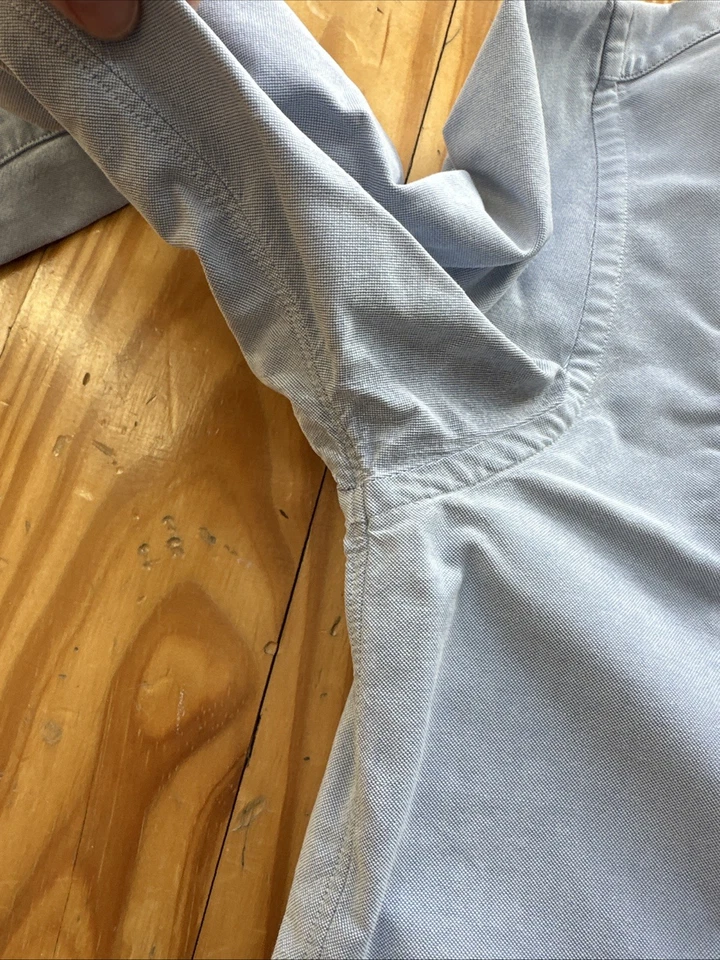 Brooks Brothers Made In USA OCBD Blue REGENT 15 33 Shirt - Image 4 of 4