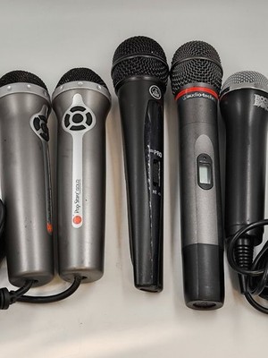 SET BESTEHEND AUS 5 Audio-Technica AKG verschiedenen Marken & Modellen Mikrofonen für Ersatzteile