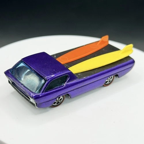 Vintage Hot Wheels Redline Deora Purple - HK Base, Excellent Condition!