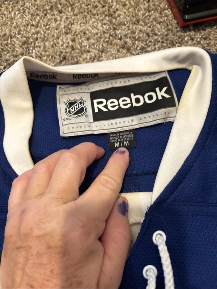 Original NHL Rebook Jersey Steven Stamkos #91 Tampa Bay Lightning  Sz L READ - Image 2 of 4