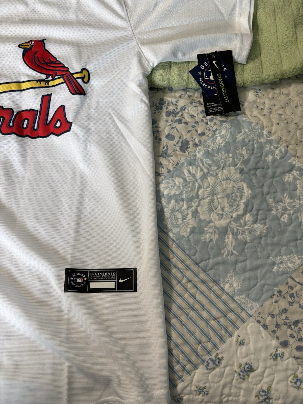 Albert Pujols Signed Nike Authentic Jersey PSA COA view 4