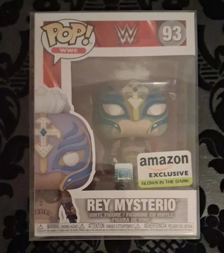 Funko Pop! Vinyl: WWE - Rey Mysterio (Glows in the Dark) - Amazon (Exclusive)...