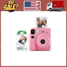 Fujifilm Instax Mini SE Instant Camera with Bonus 10 Pack Mini Film, Pink Value
