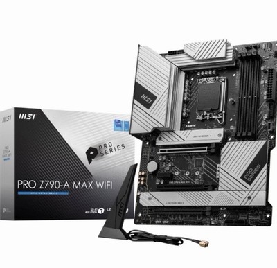 MSI PRO Z790-A MAX WIFI LGA 1700 12th-14th gen DDR5 ATX Motherboard 4x M.2 Slots