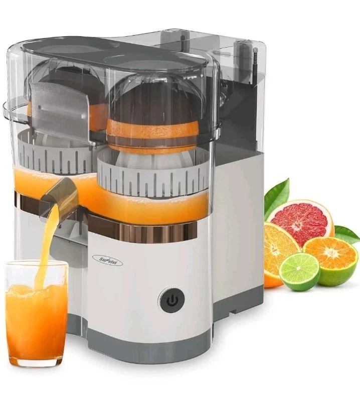 Electric Dual-Head Citrus Juicer w/Cleaning Brush Sunvivi ZMJ002 New
Opens in a new window or tab