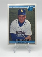 1992 Donruss Rated Rookie Jeff Nelson #408 Mariners Baseball Card MLB RC NM. rookie card picture