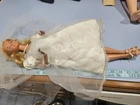 Vintage 1976 Mattel Super Size Superstar 18 Inches Barbie Doll In Wedding Dress