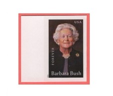 Barbara Bush Imperf Press Sheet Single Scott #6022a NDC
