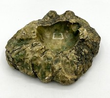Ma.Co.Ri Ashtray Vintage - Genuine Alabaster - HANDMADE - ITALY - GREEN