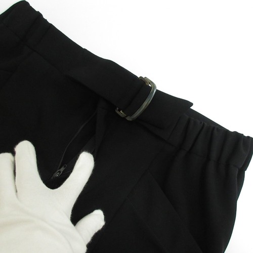 ISSEY MIYAKE Wide Pants with Belt Black Size 2 Women USED - Picture 5 of 8