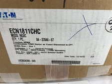 Eaton ECN1811CHC Freedom Non-Reversing Combination Starter NEMA 1 30A 460V/60 Hz