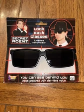 NEW Forum Novelties Secret Agent Look Back Glasses You Can See Behind You Spy