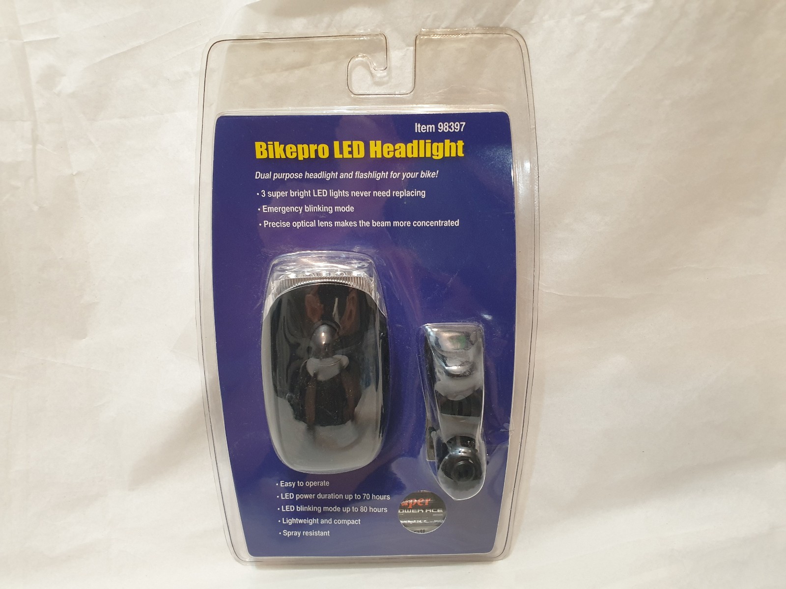 Bikepro MultiFunction Bike Light Headlight with Bright LED (Batteries Included)