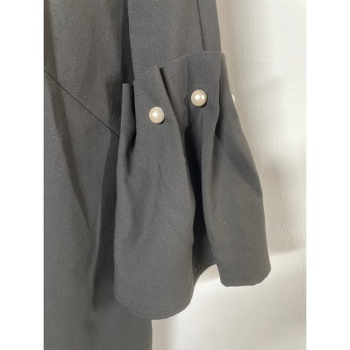 BANANA REPUBLIC Women's Bell Sleeve Shift Dress Size 4 Black Pearl Holiday NEW - Picture 3 of 7