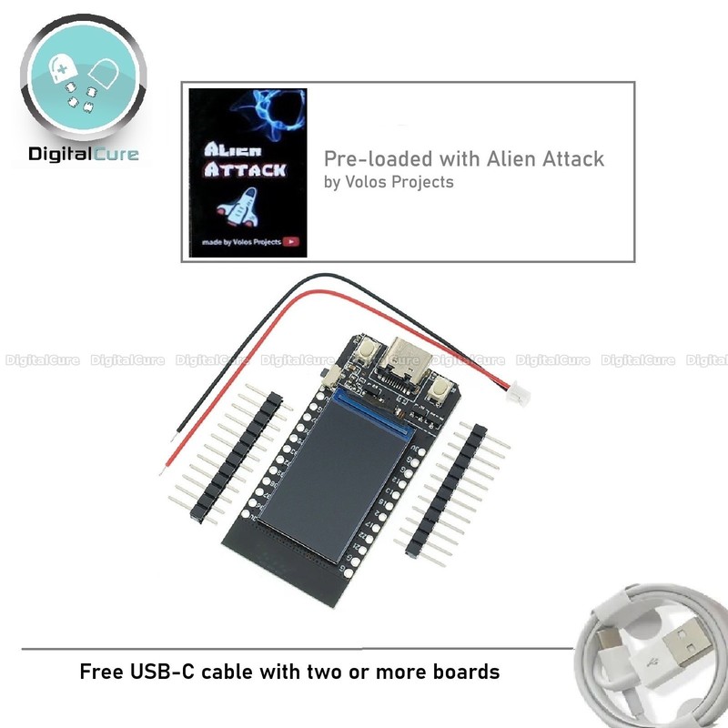 LilyGO TTGO Compatible T-Display V1.1 16MB ESP32 Board 1.14" TFT Display