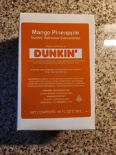 Dunkin Donuts Mango Pineapple Refresher Concentrate