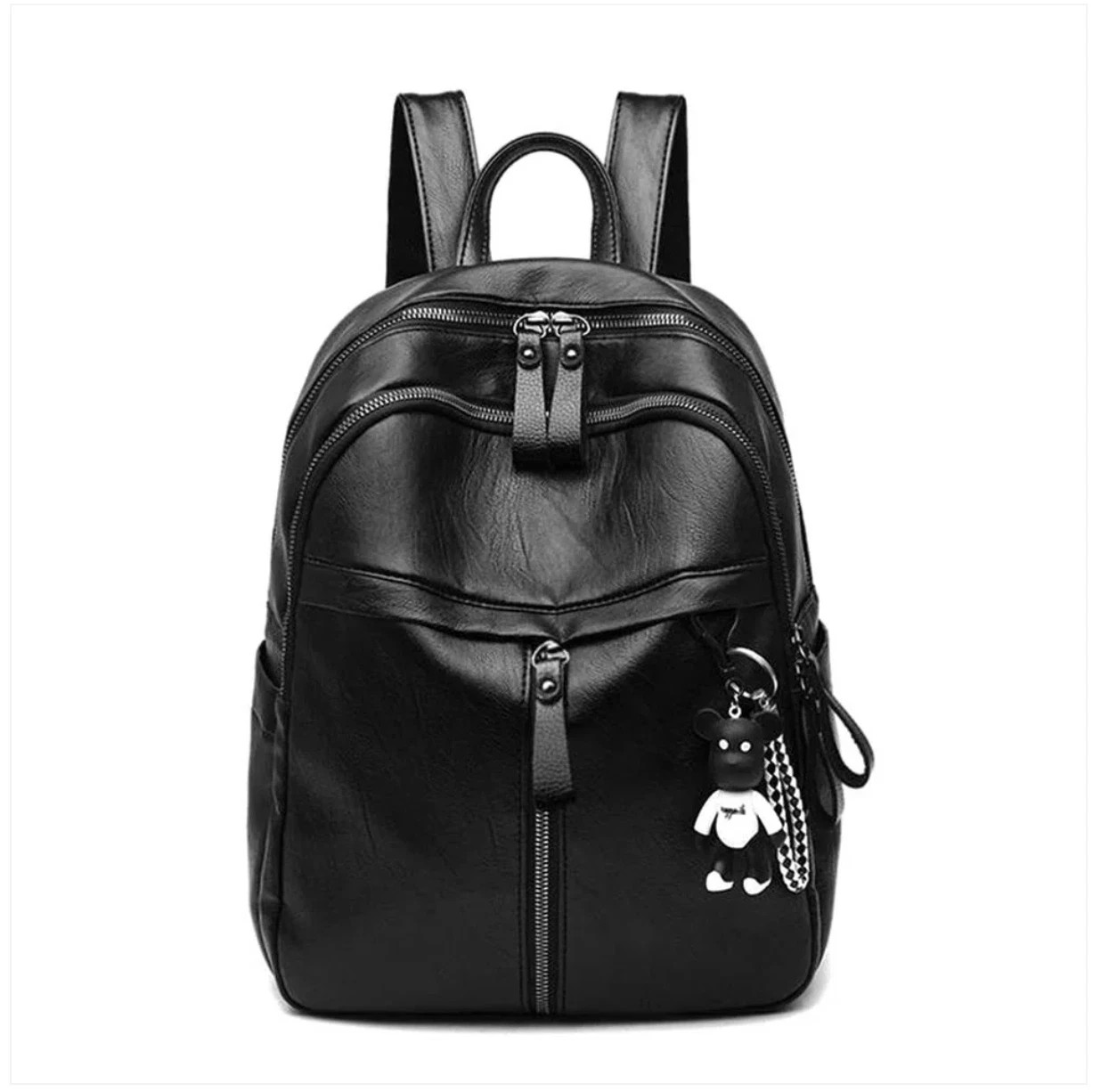 Luxury Waterproof Women&rsquo;s Leather Rucksack Daypack