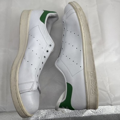 Adidas Shoes Mens 12 Stan Smith Sneakers White Green Leather Casual Low M20605