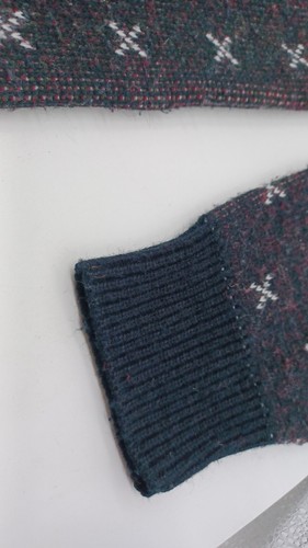 Vintage 80er Jahre Rollkragenpullover, Rose & Schwarz. Ohne Etikett. D2029 - Bild 7 von 15
