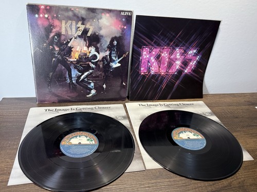 1975 Casablanca KISS "Alive" Vinyl Double LP Gatefold First Pressing NBLP 7020