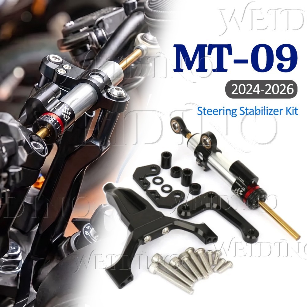 Steering Stabilizer For Yamaha MT-09 MT09 2024-2026 Steering