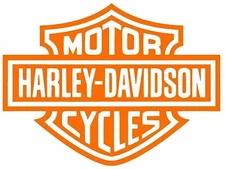 14" Harley-Davidson Logo Rear Window Decal Motorcycle Vinyl Sticker - ANY COLOR