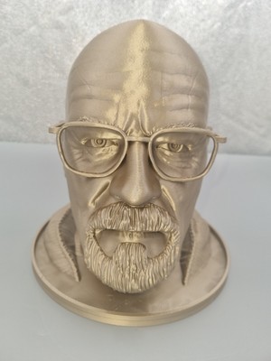 Walter White Bryan Cranston Heisenberg Breaking Bad Kopf   3 verschiede Farben