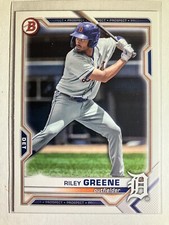 2021 Bowman Draft Paper Base #BD-107 Riley Greene Tigers A