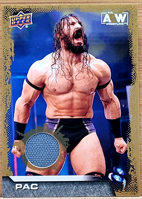 2022 UPPER DECK AEW PAC GOLD RELIC